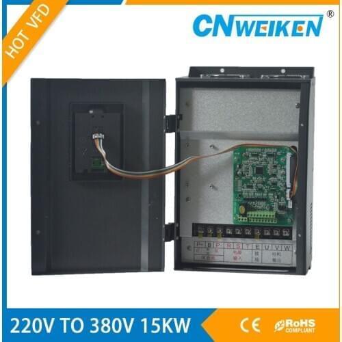 15KW 220V AC Variable Frequency Drive VFD Inverter for 3 phase 380V 11KW spindle 11000W 10000W vfd for cnc driver