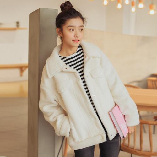 2018 Cotton Long Single Breasted High Waist Cotton Liner Full Hot Sale Winter New Small Fresh Fund Loose Coat Clothes Jacket