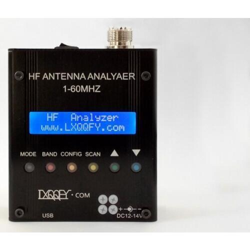Bluetooth Shortwave antenna analyzer Testable standing wave impedance Capacitance Connected Computer Antenna Test frequency