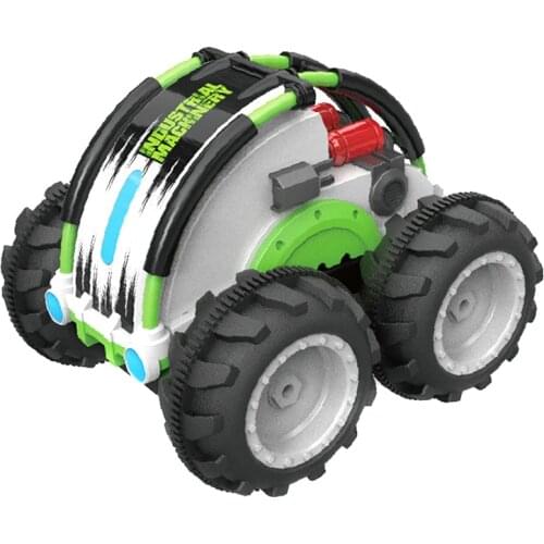 Hot Selling Remote Control Car Amphibious Stunt Car Waterproof 360 Degree Rotating Double-sided Car Kids Toy Car brinquedos LBV