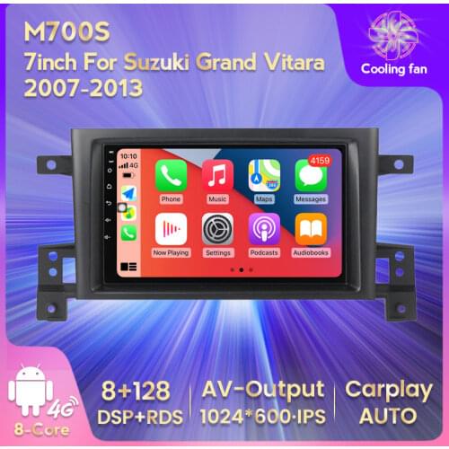 8Core Android 10 4G LET wifi Car Multimedia radio GPS player For Suzuki Grand Vitara 2006-2011 Auto Radio RDS