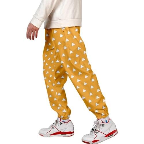 2020 New 3D Print Demon Slayer Sweatpants Women/Men Fitness Joggers Spring High Street Anime Trousers Harajuku Pants Sweatpant