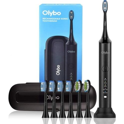 Olybo Professional Sonic Electric Toothbrush 5 Modes Clean Whiten Protect Gingival Rechargeable Waterproof Birthday Best Gift