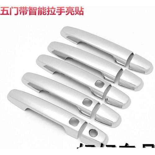 FIT Toyota RAV4 2009 - 2012 CHROME DOOR HANDLE COVER BOWL CUP CAP TRIM INSERT BEZEL FRAME SMART KEY