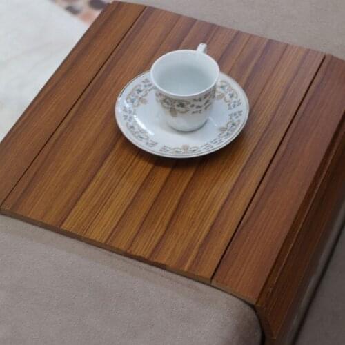 Modern Veronya Practical Home Office Bench Seat Edge Portable Coffee table American Walnut coffe table table basse