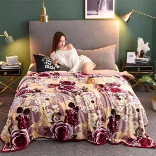Comfortable Super Soft Keep Warm Flannel Blanket Large Size Solid Color Home Sofa Bedding Office Car Blanket Home Textile F0265