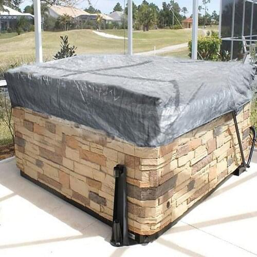 Universal Tub Cover All-Weather Spa Cover Cap Protector Hotspring Spa Weather Waterproof Prevent Snow Rain Dust Guard 244x244x90