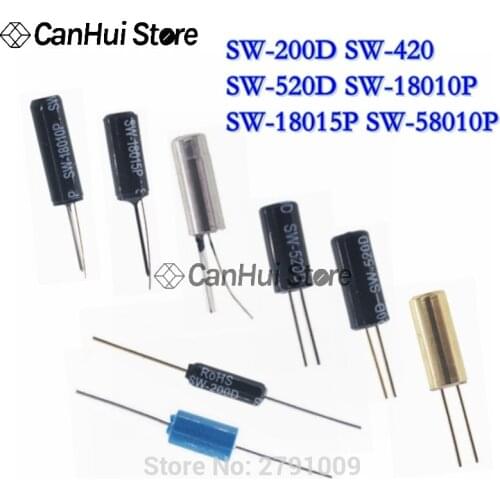 10PCS SW-200D SW-420 SW-520D SW-18010P SW-18015P SW-58010P Highly Vibration Ball Tilt Double bead Angle Spring Sensor Switches