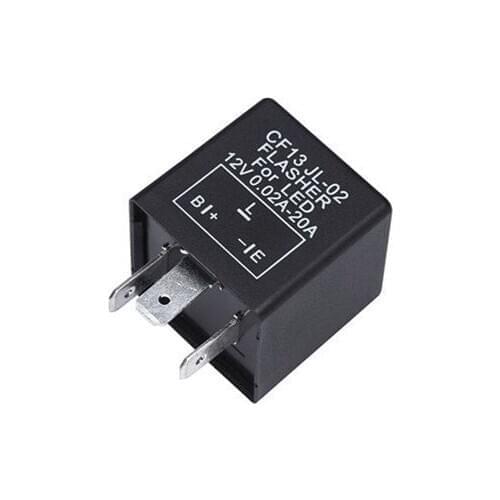 12V Electronic LED Flasher Blinker Relay 3 Pin CF13 JL-02 Automobile Turn Signal Light Flasher Commonly Shockproof Relay