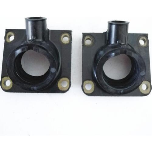 Motorcycle Carburetor Interface Adapter Intake Pipe Rubber Mat Manifold Adjuster For Yamaha YFZ350Y YFZ350Z Banshee 31K-13565-01