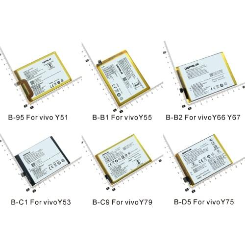 B-95 B-B1 B-B2 B-C1 B-C9 B-D5 Battery For vivo Y51 Y55 Y66 Y67 Y53 Y79 Y75 Mobile Phone Batteries Replacement Li-ion bateria
