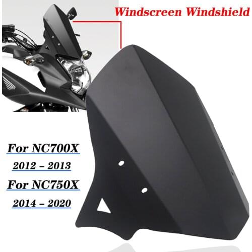 For Honda NC700X 2012 - 2013 NC750X 2014 - 2020 Motorcycle Accessories Windscreen Windshield Wind Screen Deflector Protector