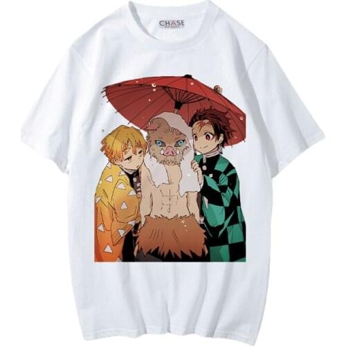 Demon Slayer Kamado Tanjirou Cosplay T Shirt Kimetsu no Yaiba Kamado Nezuko Summer T-Shirt Graphic Tees Harajuku Top Tee Costume