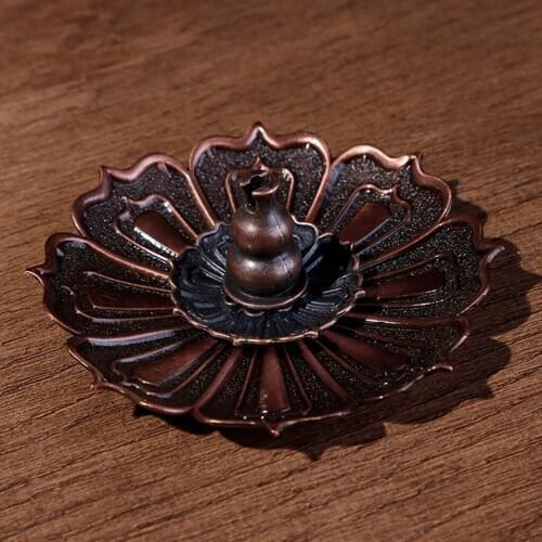 Lotus Incense Burner Home Decor Incense Stick Holder Buddhist Aromatherapy Incense Censer Use In Office Teahouse