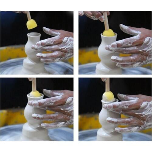 Sponge stick Pottery Tools Crafts Potters Ceramic Clay Polymer Scraping Modelling Tool