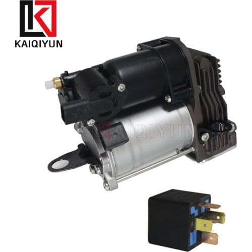 Air Suspension Compressor Pump + Relay For Mercedes-Benz S-Class W221 2007-2013 A2213201304 A2213201604 A2213201704 A2213201904