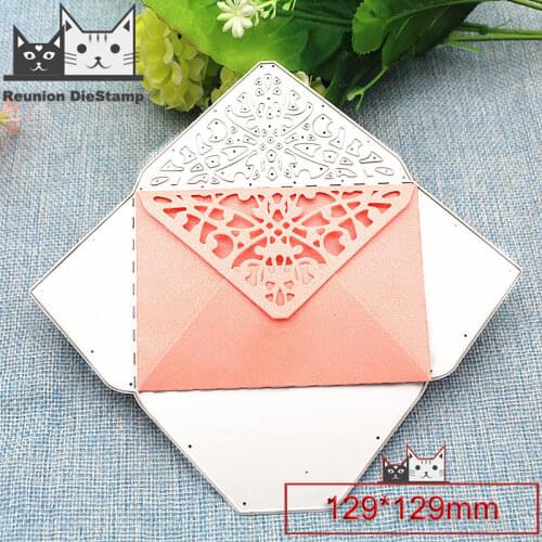 Reunion Invitation envelope Metal Cutting Dies Scrapbooking Photo Album Embossing Paper Card Making Decor Die Arrivage 2020 New