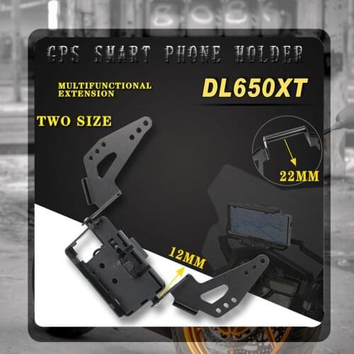 For SUZUKI V Strom 650 650XT Vstrom 2017 2018 2019 Motorcycle SMART PHONE Navigation GPS Plate Bracket Adapt Holder