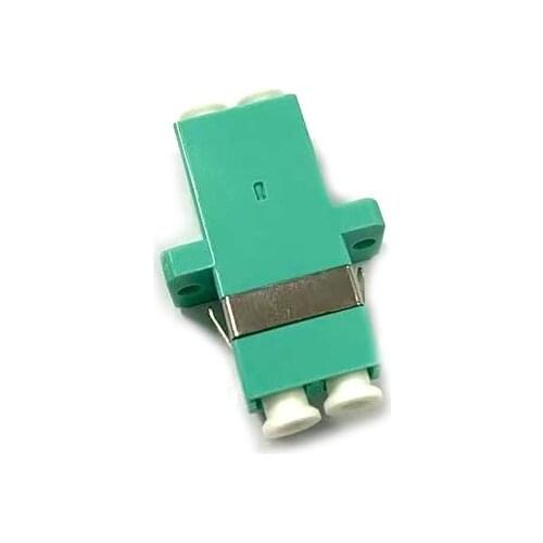 OM3 LC connector optical adapter Duplex Plastic Fiber Optic Adapter, FTTH