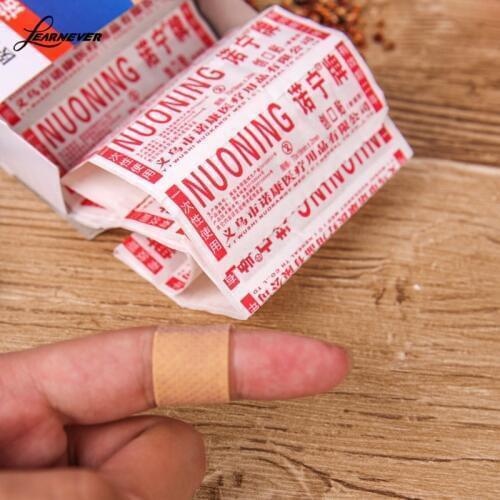 50pcs Herbal Band-aids Waterproof Breathable Cushion Adhesive Plaster Wound Hemostasis Sticker Band First Aid Bandage Medical