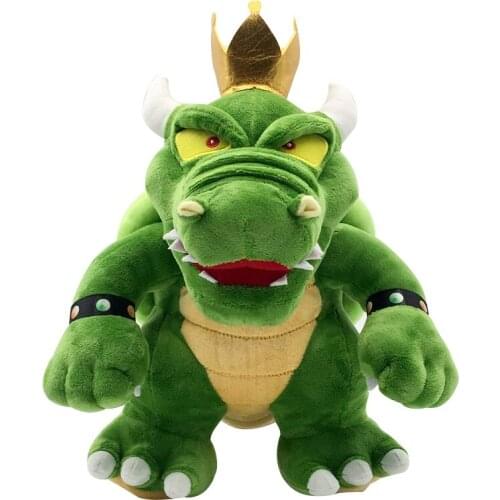 30CM Anime King Green Dragon Bowser JP Koopa Troopa Plush Doll Toys Stuffed Animal Great Gift For Children