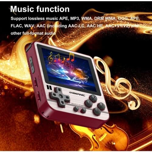 Handheld Game Consolerg280V Open Source Handheld Ps1 Game Console Gba Sega Retro N64 Handheld Nostalgic Arcade