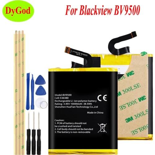 10000mAh Battery Replacement For Blackview BV9500 BV9500 Pro Smart Phone Batteries Bateria with tools