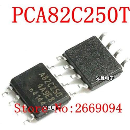 10pcs /20PCS /50PCS PCA82C250 A82C250 82C250 SOP-8 CAN Interface IC CAN CTRLR 170uA 5V new original