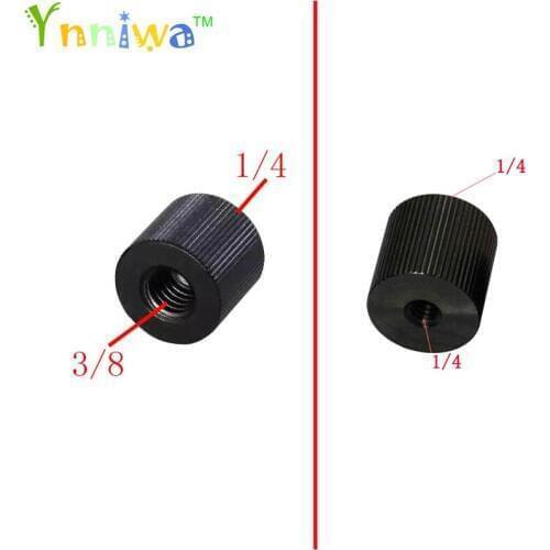 10pcs/lot Metal 1/4 Female to 1/4 Female or 1/4 Female to 3/8 Female Screw for Tripod Magic Arm Camera DSLR Photography Studio