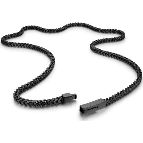 2020 Charm & Trendy Round Necklaces For Men Stainless Steel Long Jewelry Suspension Chian Collares Man Pendants Gold Necklace