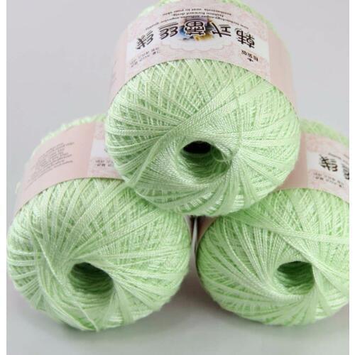 3ballsx50g New Soft Hand Cotton Lace Wool Yarn Crochet Shawl Scarf Knitting Multiple colors available