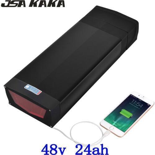 48V Battery Pack 48V 20AH 22AH 24AH electric bicycle battery 48V lithium battery 48V 500W 750W 1000W 1500W 2000W E-bike Battery
