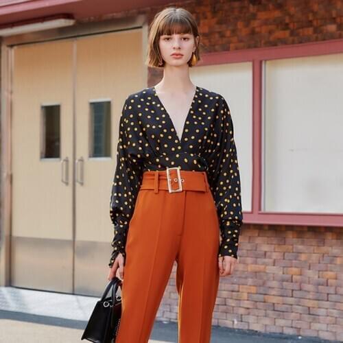 Amyenjoylife Polka Dot Blouses