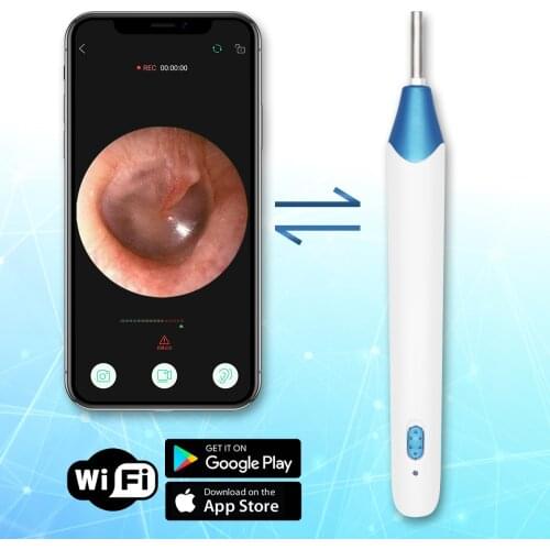 Wireless integrated WiFi 3.9mm ear endoscope HD ear spoon medical assured convenient safe waterproof camer