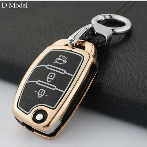 Car Key Fob Cover keychain For Hyundai Tucson Creta ix25 ix35 i20 i30 HB20 Elantra Verna Mistra 2015 2016 2017 2018