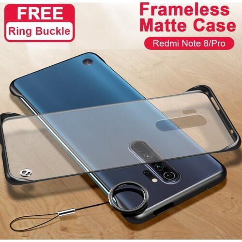Redmi Note 8 Case Frameless Ring Transparent slim Shockproof Bumper Back Cover For Redmi Note 8 Pro Case for Redmi Note 8 Coque