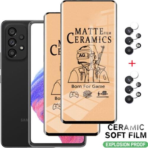 For Samsung A22 5G Frosted Screen Protector Film Samsung Galaxy A22 A32 A72 A52 Not Glass Samsung A 22 5G Matte Ceramics Film