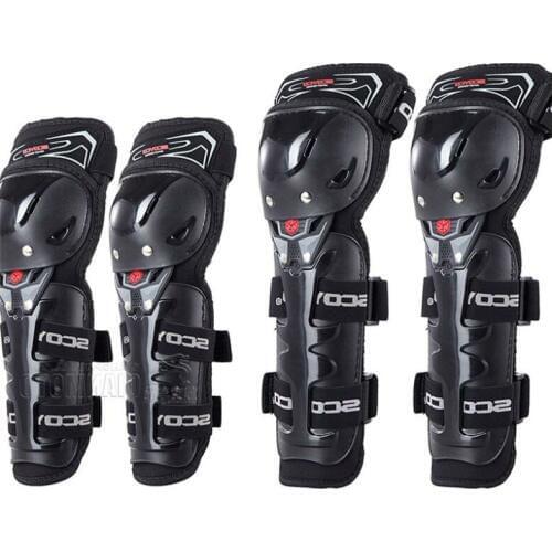 Motorcycle knee pad Scoyco Motocross knee elbow protectors Sport Protective gear Knee elbow Racing Guard Accessories Protection