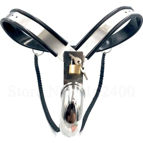 Stainless Steel Underwear Male Chastity Device,Chastity Belt,Cock Cage,Chastity Lock,BDSM Restraint Adult Sex Toys For Men Gay