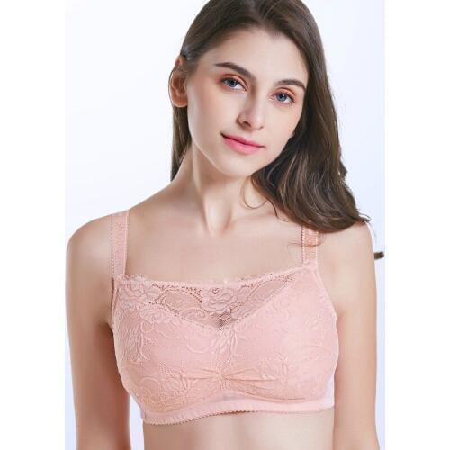 Breast Prosthesis Bra Set Without Steel Ring Cotton Underwear After Breasts Cancer Surgery Surgical Resection Women Bras H4619