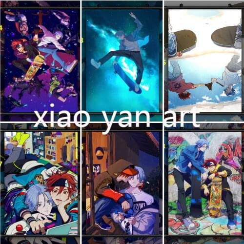 SK8 The Infinity Kyan Reki Hasegawa Langa Diamond Painting Diamond Inlaid Diamond Mosaic Cross Stitch Kits Home Decor