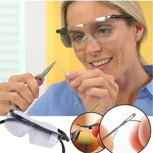 Magnification +250 Reading Glasses Women Men Oversized Eyeglasses Transparent Clear Lens Glasses For Hyperopia Parents Gift