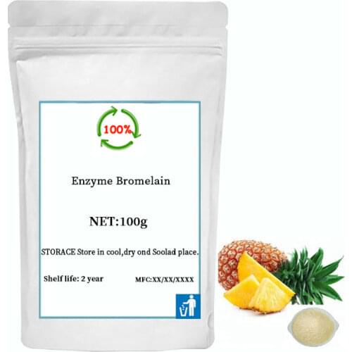 Organic Pineapple Extract Enzyme Bromelain Powder, 100,000 enzyme activity,Whitening Better Nutrient Absorption