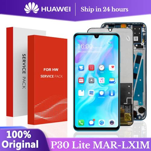 6.15'' Original LCD For HUAWEI P30 Lite Lcd Display Touch Screen Digitizer Assembly For HUAWEI Nova 4e MAR-LX1 LX2 AL01 Display