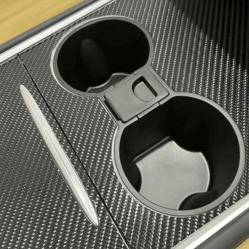Water Cup Holder for Tesla Model 3 Center Accessories Water Proof Car Coasters for Tesla Model Y Car Model3