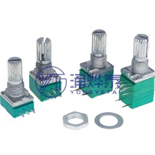 YYT RV097 volume potentiometer 3Pin 5Pin 6Pin 8Pin resistance B5KB10KB20KB50KB100KB500K adjustable potentiometer