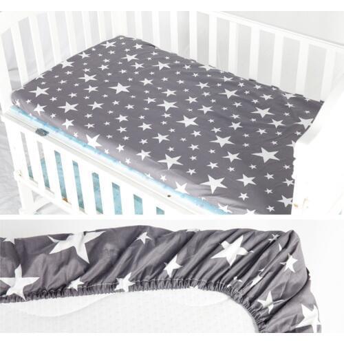 Baby Fitted Sheet 100%cotton newborn bedsheets cartoon baby environmental protection reactive print 130*68cm