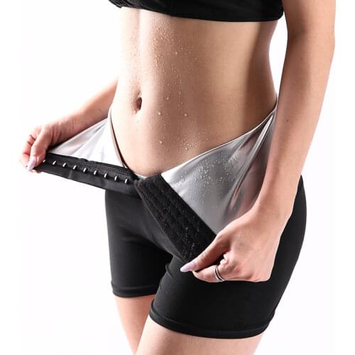 Sweat Sauna Pants Body Shaper Shorts Weight Loss Slimming Shapewear Women Waist Trainer Tummy Hot Thermo Sweat Leggings Fitness