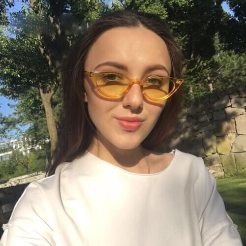 Vintage Cat Eye Sunglasses Women 2020 Luxury Brand Designer Gradient Sun Glasses For Woman Vintage Black Fashion Female Oculos