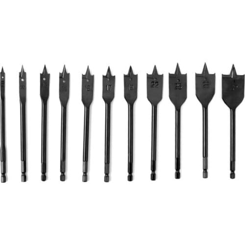 High Grade Carbon Steel Drill Bit Durable Sturdy Woodworking Flat Drill Bit